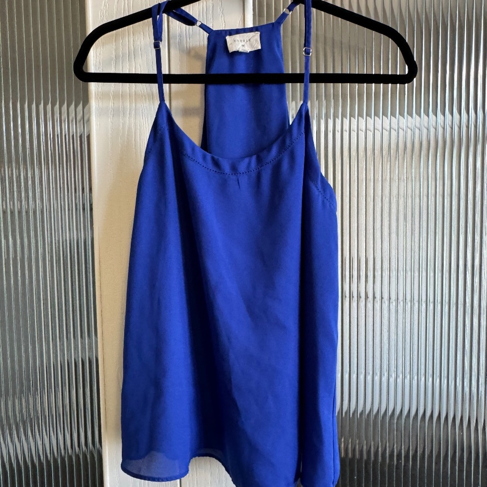 Everly blue tank